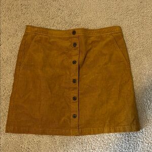 J. Crew Tan Mini Skirt Casual Workwear